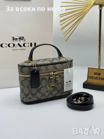 Coach Дамска Чанта Тип Куфар С Къса И Дълга Дръжка - Различни Цветове Код E153, снимка 2 - Чанти - 55840586