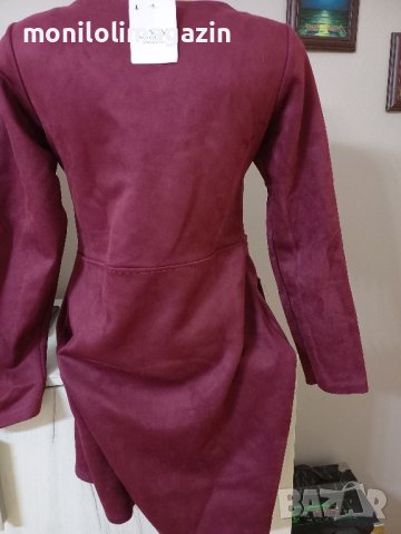 Нова дамска рокля от плътна еластична материя, с етикета, снимка 2 - Рокли - 42876866