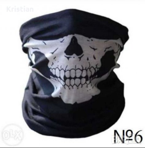 Камуфлажни маски - мотор, шал, бандана, ,колело, зимна маска, снимка 7 - Спортна екипировка - 27364381