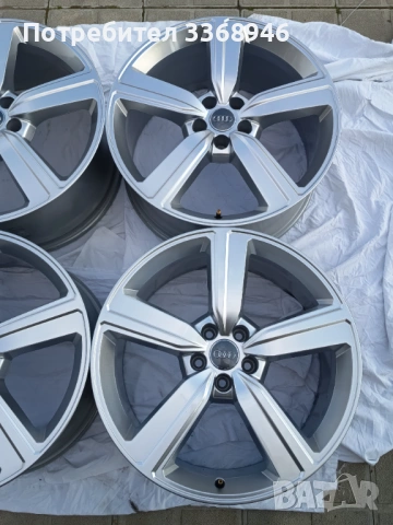 Оригинални джанти Ауди 20" 5х112 Q5 Q7 Q8 Etron Audi 5x112, снимка 4 - Гуми и джанти - 54175206