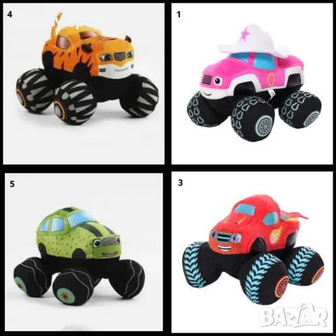 Детска плюшена мека количка ХИТ ИГРАЧКА Recostore 20 см