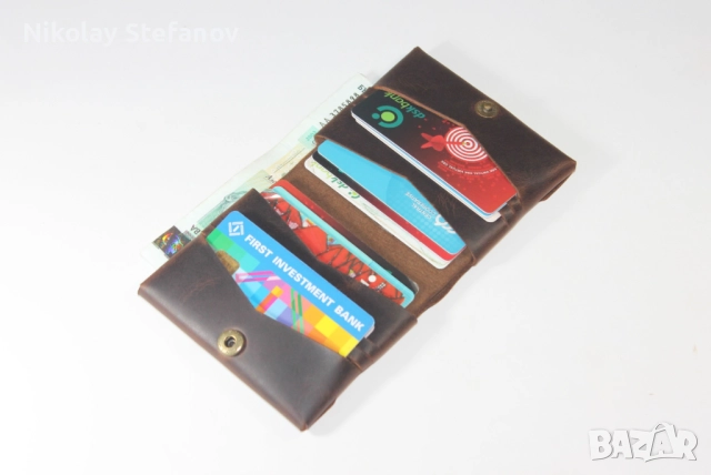 Вертикален оригами портфейл, снимка 4 - Портфейли, портмонета - 52577328