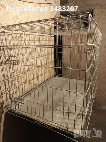Продавам метална клетка за кучета 