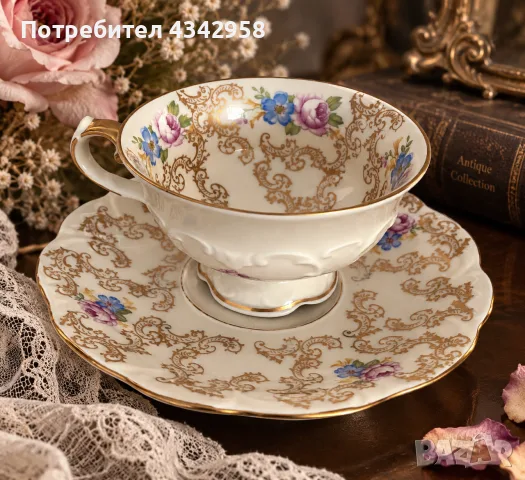 🌸 Винтидж порцеланов комплект от Johann Seltmann Vohenstrauß.(1917-1932г.)
