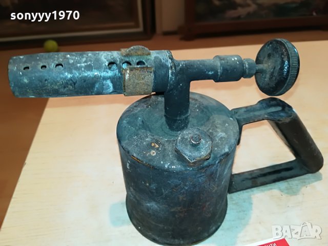 стара бензинова лампа от франция 2408211258, снимка 1 - Антикварни и старинни предмети - 33906785