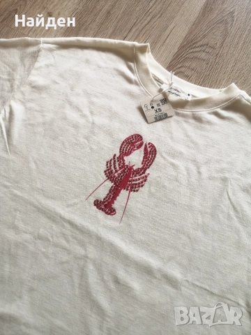 Дамска тениска Reserved, размер XS, снимка 5 - Тениски - 52345049