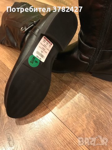 Дамски Кожени Ботуши 40 номер, снимка 3 - Дамски ботуши - 44421952