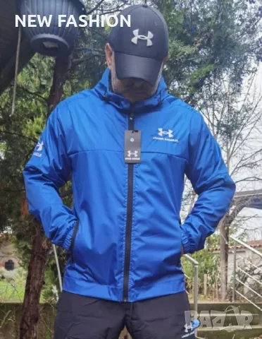 Мъжка Ветровка - лого Бродирано ✨ Under Armour , снимка 3 - Якета - 50433580