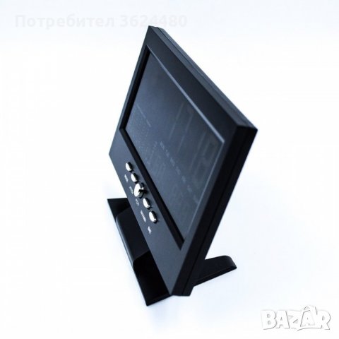 Настолен часовник с голям дисплей, цветна метеорологична станция, снимка 3 - Стенни часовници - 39955007