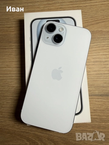 iPhone 15 128Gb Blue Гаранционен, снимка 2 - Apple iPhone - 55730159