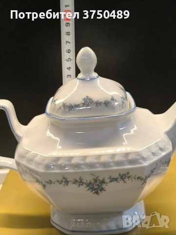 Порцеланови кана и чайник, снимка 6 - Сервизи - 53025477