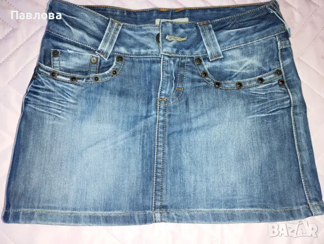 2 броя къси дънкови поли S