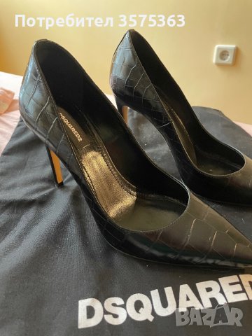 Оригинални Dsquared2 обувки на ток, снимка 3 - Дамски обувки на ток - 40653227