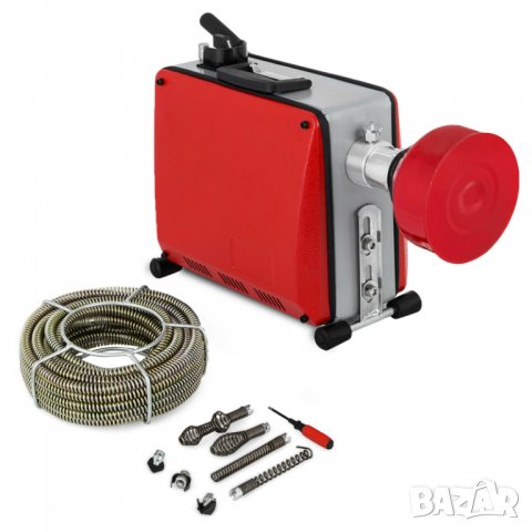 Нова машина за отпушване на канали за макс 16мм спирала 400W, снимка 3 - Други машини и части - 31646916