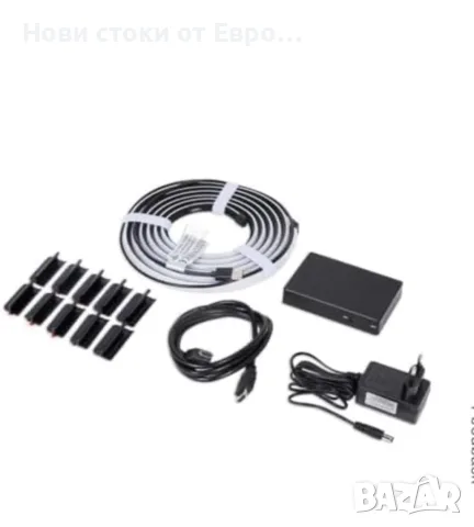 Умна LED лента, CARDSPLITTER, 2.6 м, многоцветна, гъвкава, за вътрешна употреба, снимка 2 - Лед осветление - 55927404