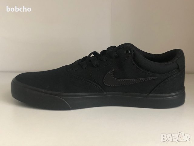 Nike SB Chron 2 Mens Skateboard Shoes Black Canvas , снимка 7 - Маратонки - 39045531