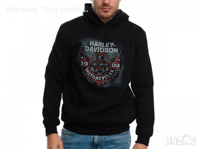 Нов мъжки суичър с дигитален печат HARLEY DAVIDSON, мотори, снимка 14 - Суичъри - 29419939
