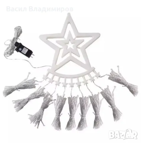 Коледна звезда Витлеем, снимка 2 - Декорация за дома - 48096072