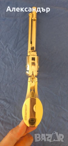 Въздушен пистолет COLT SА ARMY 45 никел CO2 4.5BB, снимка 8 - Въздушно оръжие - 51142476