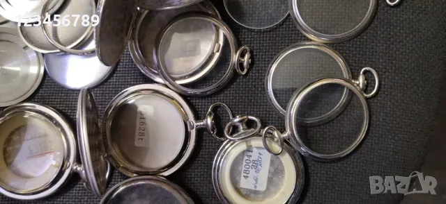 Джобни часовници на части капаци,корпуси,стъкла,гривни, снимка 6 - Джобни - 48079872