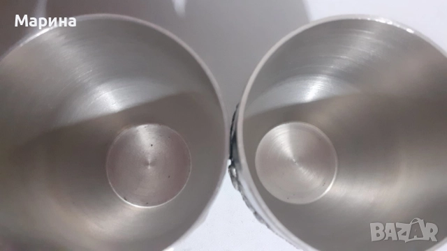 Комплект за вино от калай Antik*Vintage #114, снимка 16 - Антикварни и старинни предмети - 52419973