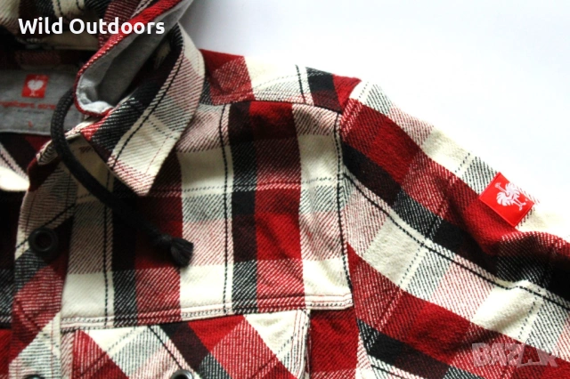 ENGELBERT STRAUSS hooded shirt Roughtough - мъжка риза-яке, размер L, снимка 3 - Екипировка - 53236424