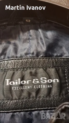 Кожено яке Tailor & Son, снимка 4 - Якета - 56452821