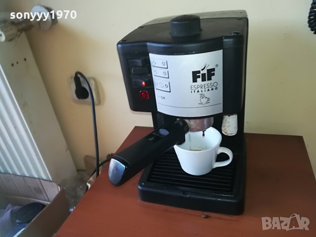 fif espresso italiano-кафемашина-нов внос швеицария, снимка 6 - Кафемашини - 29546540