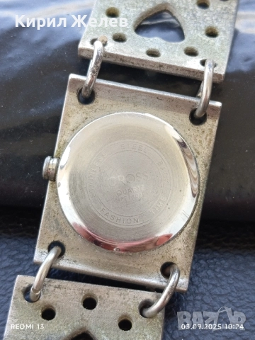 Много красив стилен дизайн дамски часовник CROSS QUARTZ 21112, снимка 6 - Дамски - 51588435