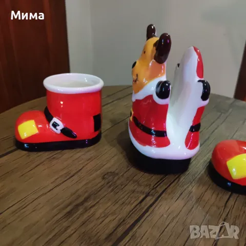 Порцеланови коледни декорации, снимка 6 - Декорация за дома - 47903986