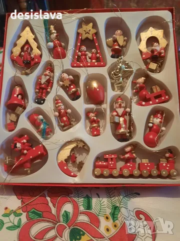 Продавам дървени коледни играчки, снимка 6 - Коледни подаръци - 56449804