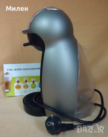 Кафемашина с гаранция 1 година NESCAFÉ® Dolce Gusto Krups Genio.Silver за капсули Долче густо Крупс, снимка 5 - Кафемашини - 54206356