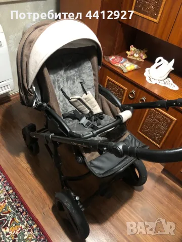 Бебешка количка Quali Carmelo 3в1, снимка 4 - Детски колички - 49468210