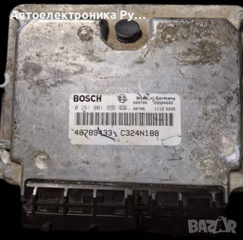 компютър FIAT PUNTO 1.9 JTD BOSCH 0281001955, 0 281 001 955, 46789433, C324M188