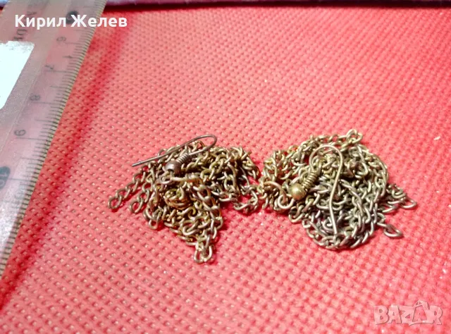 ФЕЕРИЧНИ ВИНТИДЖ АРТ СТИЛ ЗЛАТИСТИ ОБЕЦИ от БЛАГОРОДНА СТОМАНА 47409, снимка 3 - Обеци - 47316247