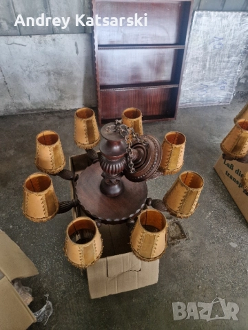 Много Красив и Стилен Комплект от Старинни Махагонови Мебели - Стил БАСК , снимка 9 - Други - 51878686