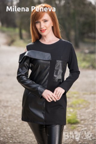 Туника със кожа, снимка 6 - Туники - 44302746