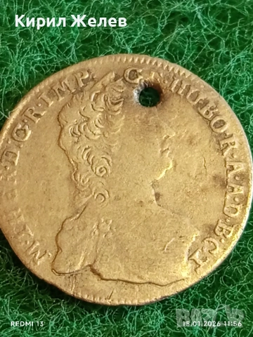 Сребърна монета 7 кройцера 1765г. Мария Терезия Унгария за КОЛЕКЦИЯ 52991, снимка 2 - Нумизматика и бонистика - 53107196