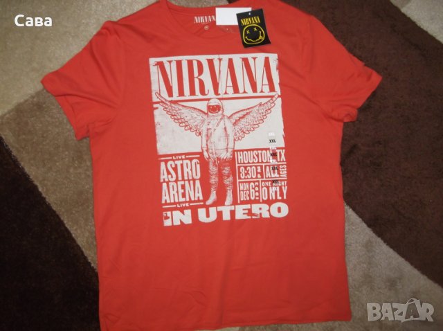 Тениски NIRVANA   мъжки,С-М-Л-ХЛ-2ХЛ, снимка 2 - Тениски - 29087660
