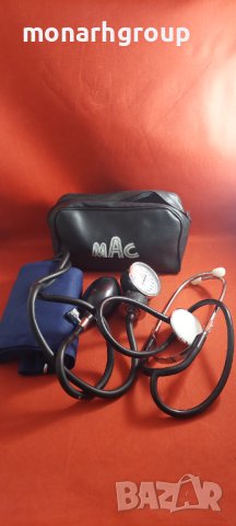 механичен апарат за кръвно налягане Mac Check+стетоскоп, снимка 1 - Медицинска апаратура - 40245022