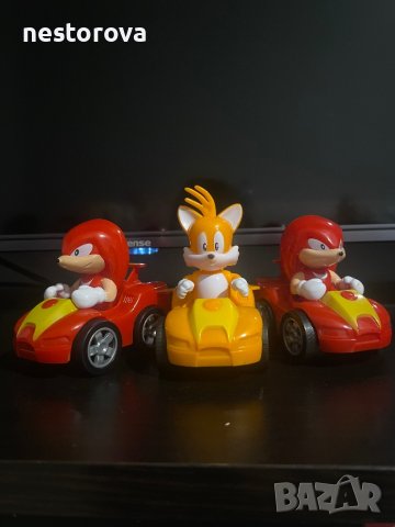 Колички Tails и Knukles / Sonic Sega колекции, снимка 1 - Колекции - 44229949