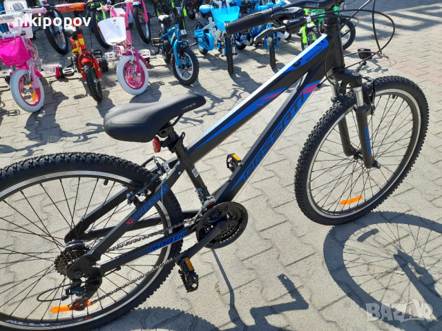 PASSATI Велосипед 26" MARTYN алумин черен със син стикер, снимка 4 - Велосипеди - 44587440