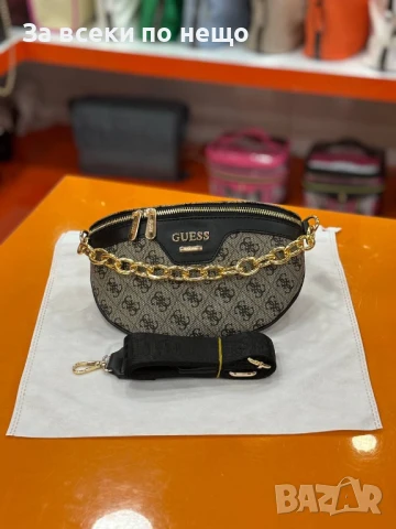 Guess Дамска Чанта Тип Банан Гес - Налични Различни Цветове  Код E488, снимка 13 - Чанти - 50596489
