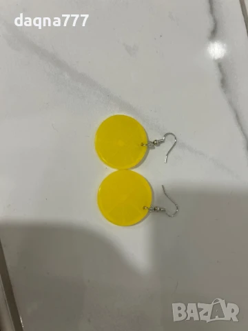 Дамски сладки нови обеци Лимони, снимка 5 - Обеци - 50968714