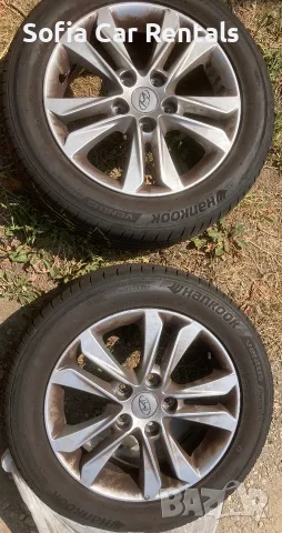 Лети джанти Hyundai 16" 205/55/16 гуми, снимка 4 - Гуми и джанти - 55777434
