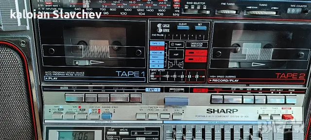 Продавам касетофон SHARP -GF 800, снимка 3 - Радиокасетофони, транзистори - 56066239
