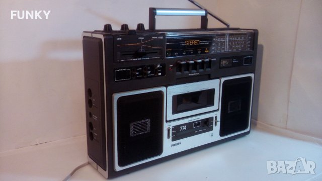 Philips 774 Stereo Radio Cassette Recorder 1978