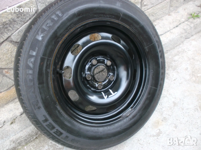 14 цола 5 х 100 мм 1 бр метална джанта - VW,Audi,Seat,Skoda,Toyota,Subaru !