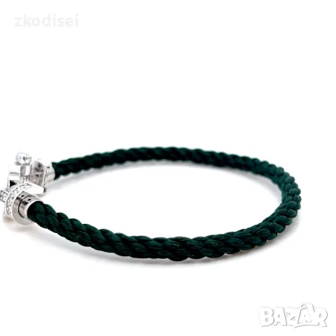 Златна мъжка гривна с диаманти Fred Force 10 0,96Ct. чистота:VS модел:43081-1, снимка 3 - Гривни - 55846189