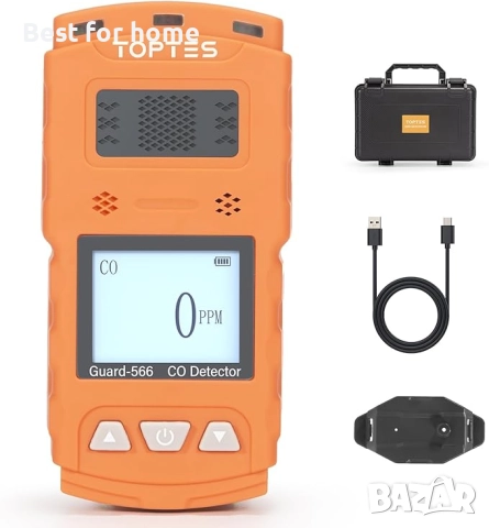 TopTes Guard-566 Преносим детектор за въглероден оксид